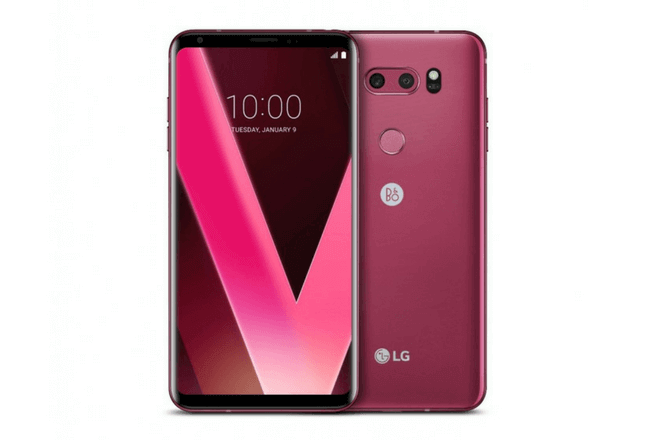 LG V30 estrenará color rosa frambuesa en CES 2018