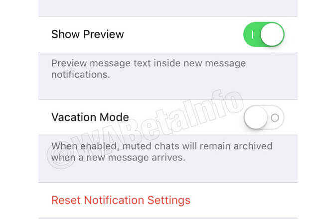 cómo activar el modo vacaciones de WhatsApp 