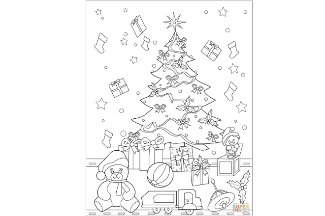 libros de árboles de Navidad para imprimir 
