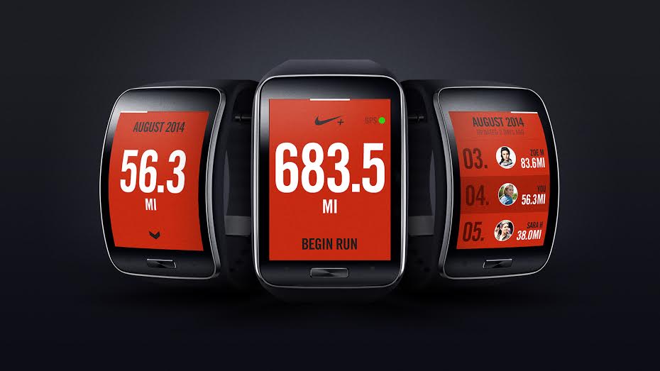 hilo difícil entregar Samsung Gear S contará con Nike+ Running App