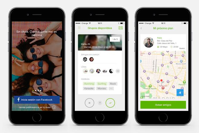Aplicación para citas a ciegas: Groopify ya tiene versiones iOS y Android