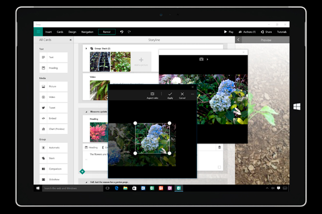 Microsoft Sway: herramienta multimedia ya disponible para Windows e iOS