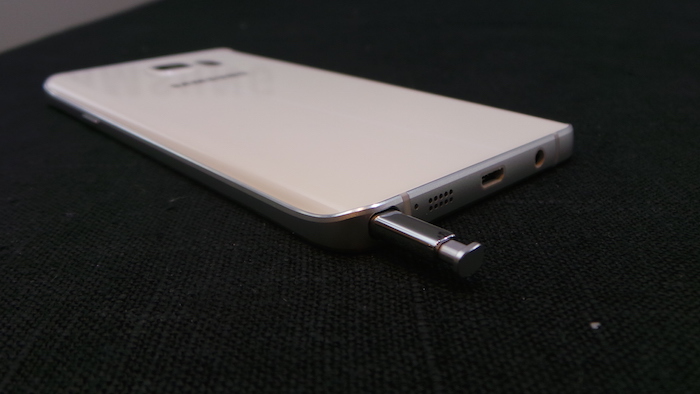 Samsung Galaxy Note 5 trasera lapiz optico spen opiniones