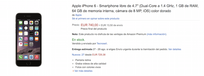 comprar un iphone 6 en Venezuela
