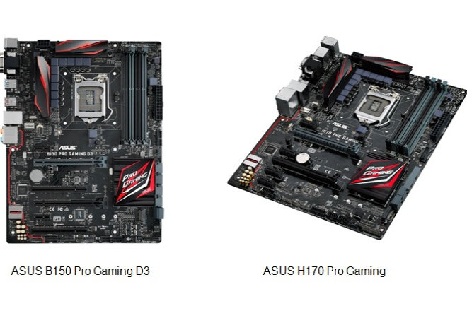 H170 Pro Gaming y B150 Pro Gaming D3, las nuevas placas base ATX de ASUS