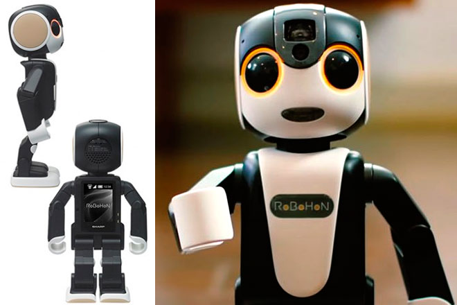 El smartphone robot se llama RoBoHon y verá luz en 2016 (+vídeo)