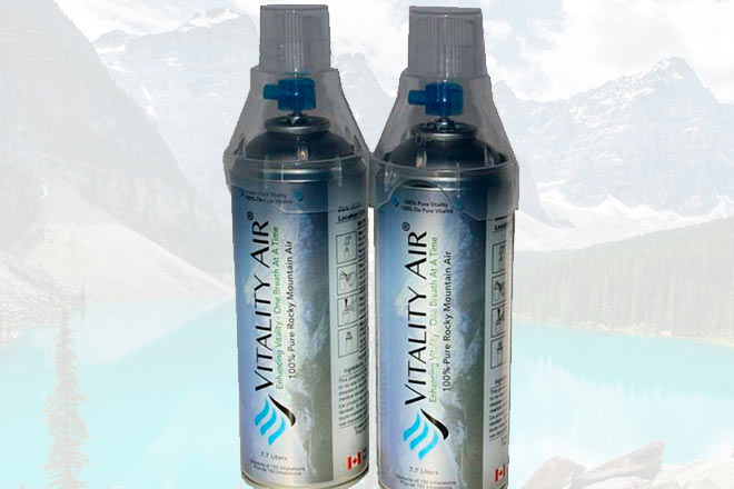 Vitality Air: aire enlatado canadiense que se vende en China como pan caliente