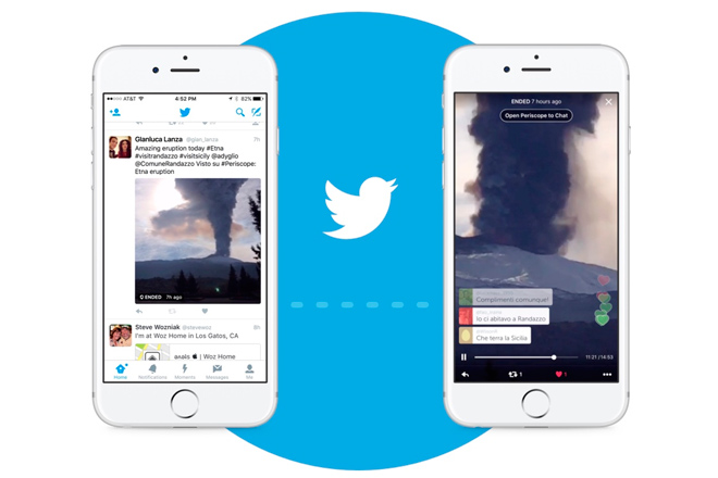 Reproducir vídeos de Periscope en Twitter ya es posible