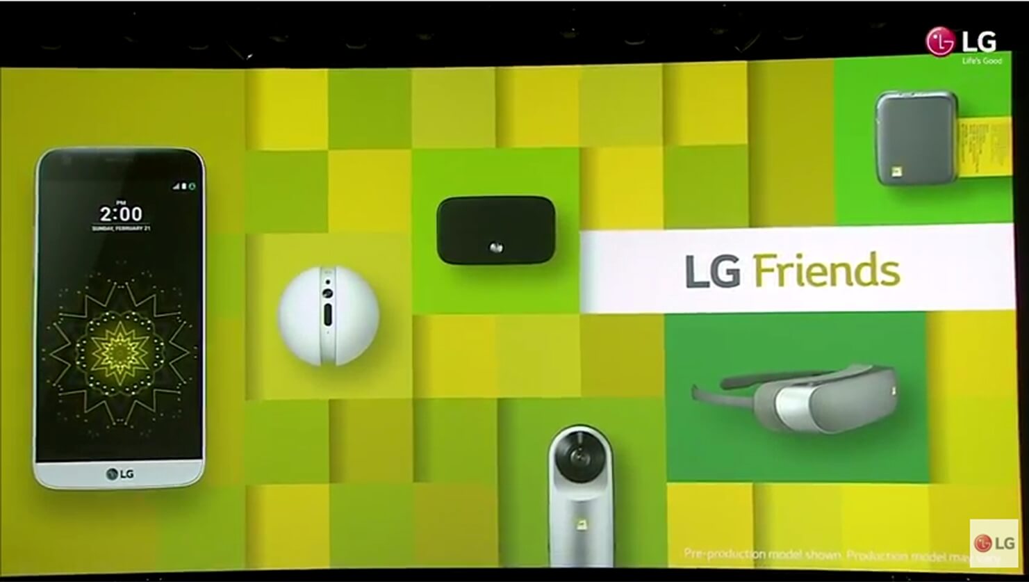 LG G5 y los nuevos LG Friends