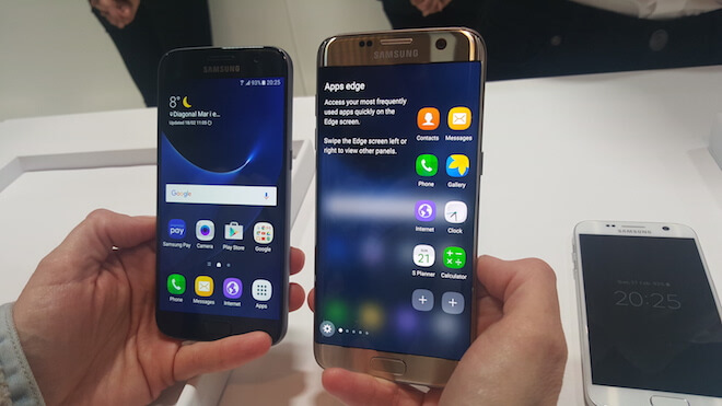 Samsung Galaxy S7 y Samsung Galaxy S7 edge diferencias