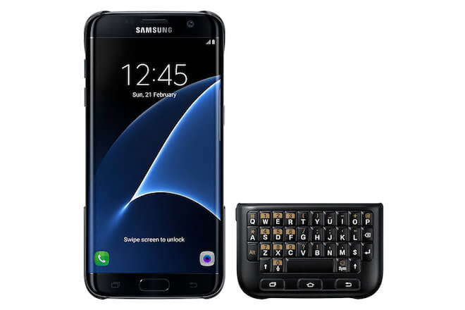 Accesorio Funda teclado para el Samsung Galaxy S7 Edge 