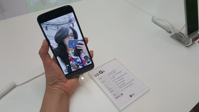La cámara frontal del LG G5 tiene 8 megapíxeles
