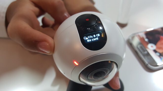 Samsung Gear 360 camara grabar videos 360
