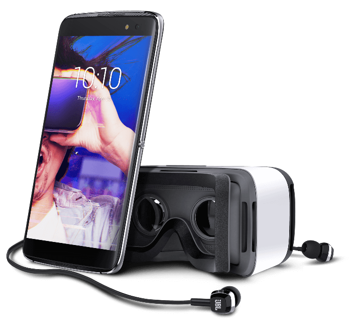 Alcatel Idol 4 con gafas de realidad virtual