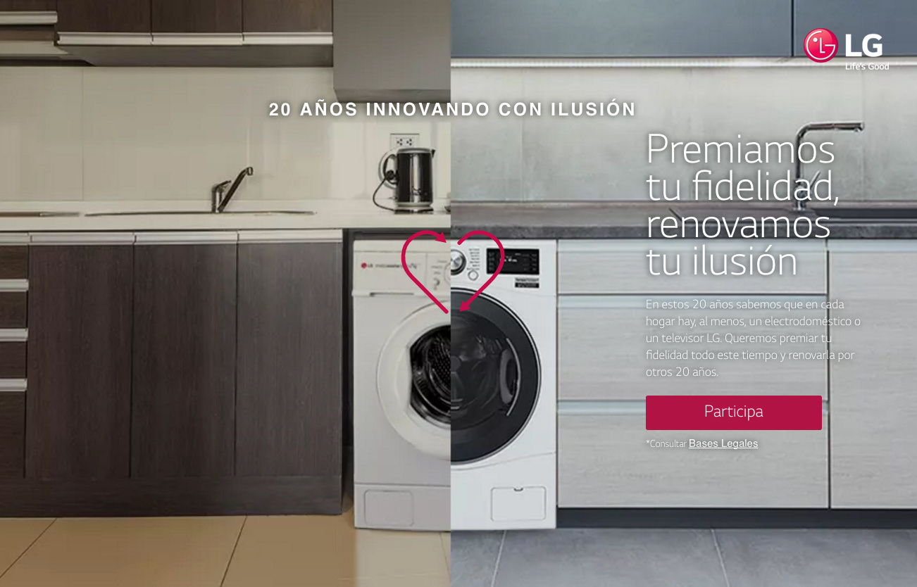 Concurso de LG premiará a la tele, lavadora y frigorífico más viejo de España