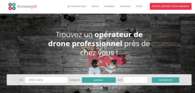 Dronestajob, el portal para buscar trabajo como operado de drones