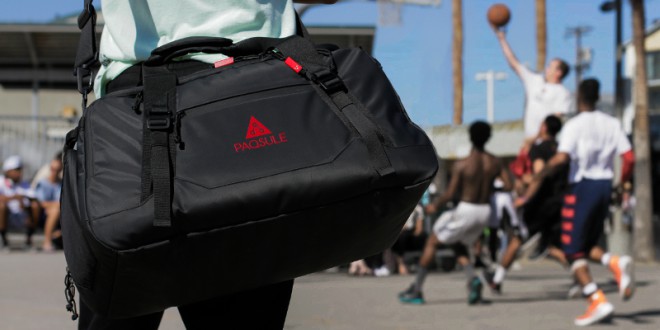 Paqsule, la bolsa deportiva que desinfecta tu ropa y carga la batería de tu móvil