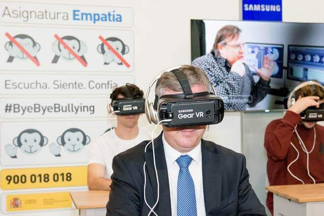 Realidad virtual de Samsung en la educación