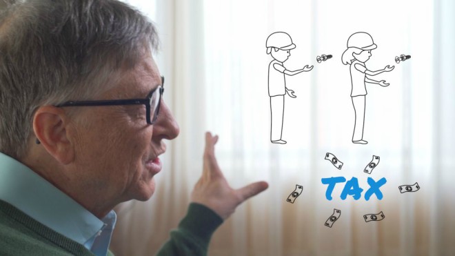 Bill Gates propone que los robots paguen impuestos