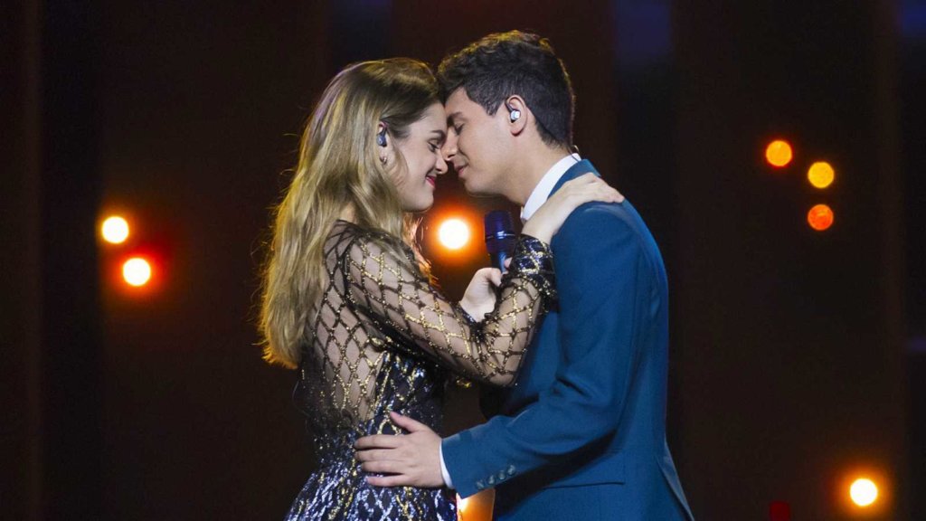 Foto de Amaia y Alfred en Eurovision