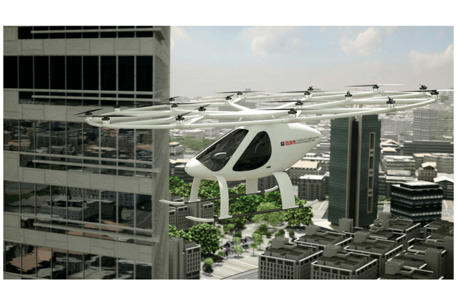 taxi volador surcará los cielos de Dubai a finales de año