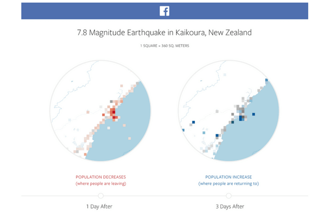 Facebook crea mapas de desastres en conjunto con varias organizaciones