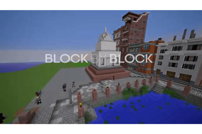 Minecraft y espacios públicos