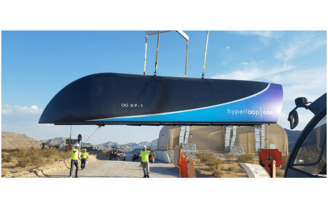 prueba de Hyperloop One