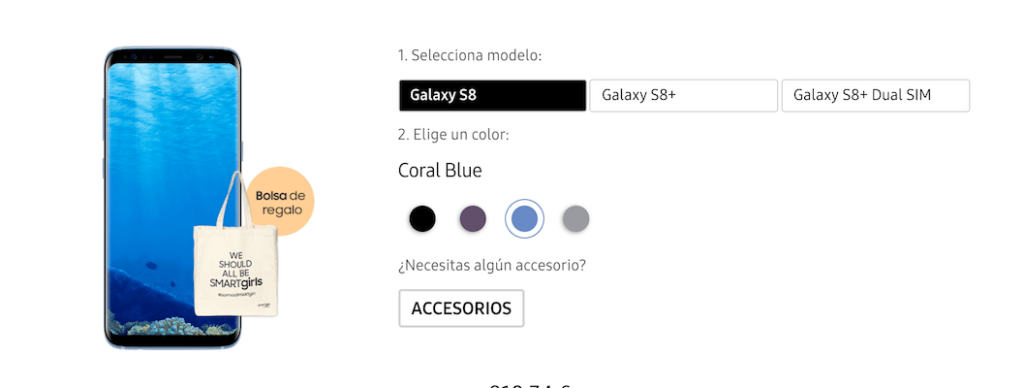 Comprar el Galaxy S8 Azul coral es posible en España