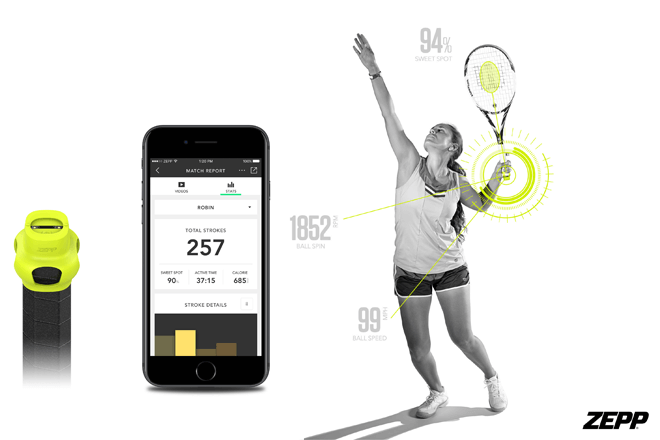 Zepp lanza la última versión del sensor de tenis que mejora tu rendimiento