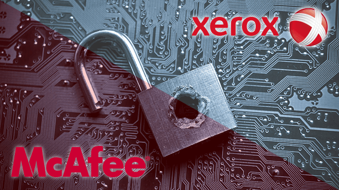 Xerox y McAfee se alían para proteger IoT frente a los ciberataques