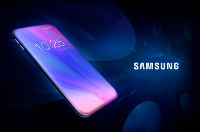pantalla totalmente curva de Samsung
