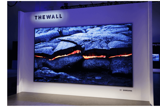 “The Wall” es el primer televisor modular de Samsung con MicroLED del mundo