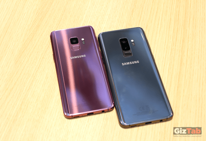 Samsung Galaxy S9 y S9 Plus cara posterior