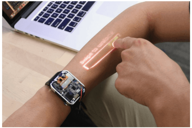 Convierte tu brazo en una pantalla táctil con LumiWatch