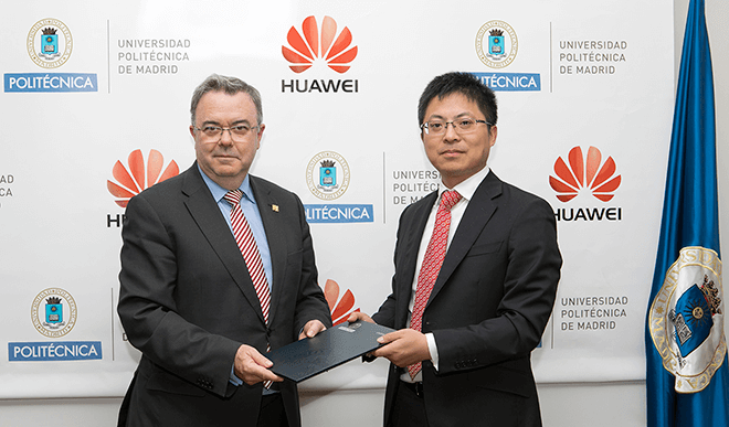 Huawei y la Universidad Politécnica de Madrid presentan la primera Cátedra de 5G en España
