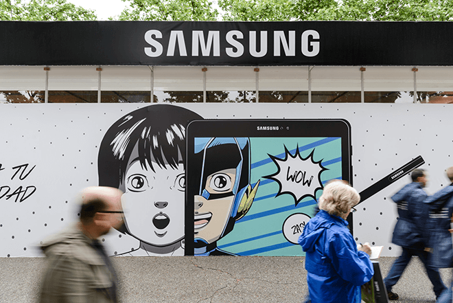 Samsung organiza en Feria del Libro experiencias y encuentros para jóvenes y un completo programa para niños