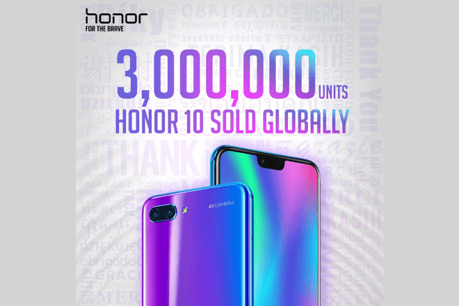 Durante el primer semestre de 2018, Honor ha crecido en ventas en España