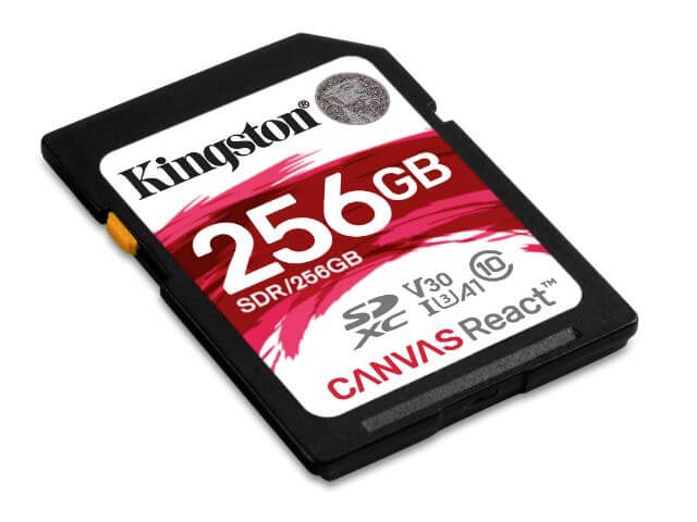 Kingston Digital presenta sus nuevas tarjetas MicroSD Canvas React a 256GB