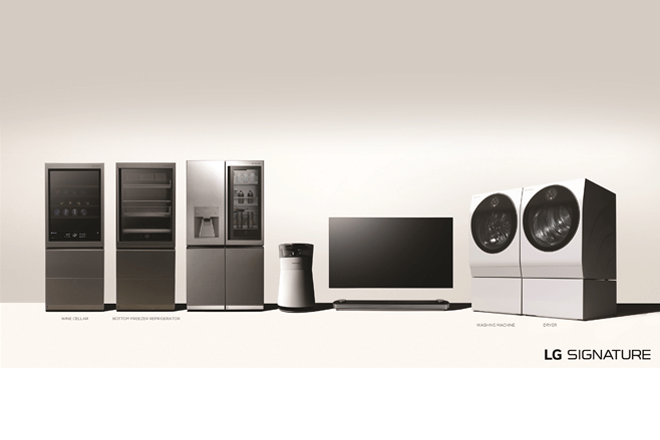 LG amplía su gama LG SIGNATURE con nuevos electrodomésticos