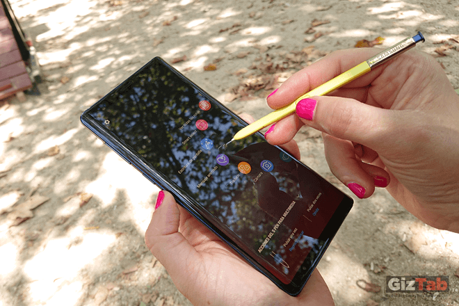 Todas las funciones y ajustes del nuevo S Pen del Note 9, son personalizables