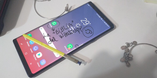 Samsung Galaxy Note 9 con S Pen