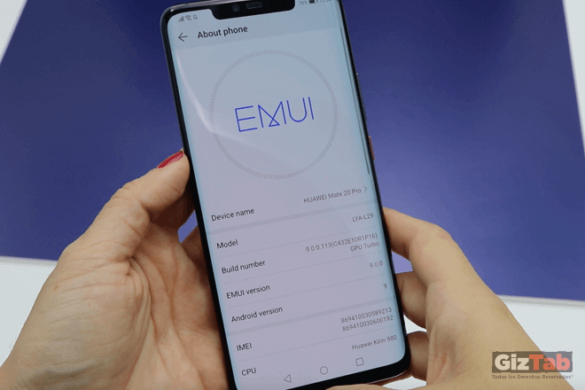 Huawei Mate 20 PRO y Mate 20 viene con Android Pie 9.0 + EMUI 9.0