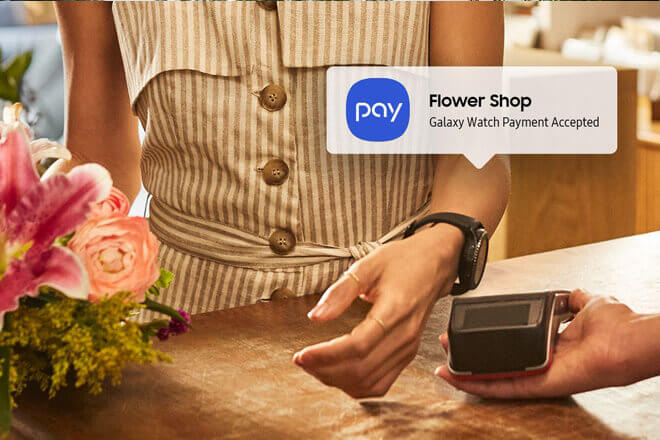 pagar con Samsung Pay desde el Galaxy Watch