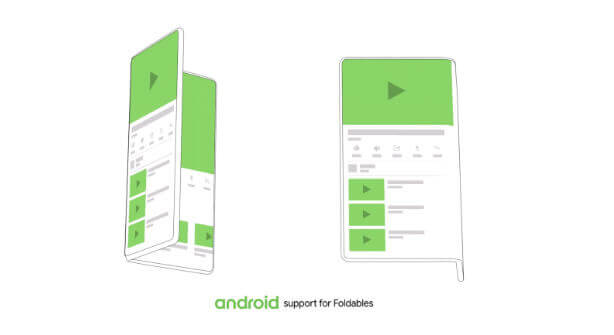 Android para móviles con pantallas plegables