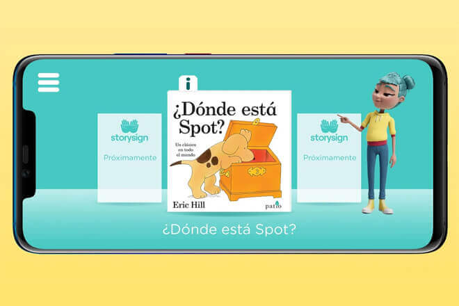 StorySign. la aplicación de Huawei que ayuda a los niños sordos a aprender a leer