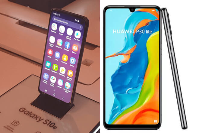 Comparativa del Galaxy S10e Vs Huawei P30 lite