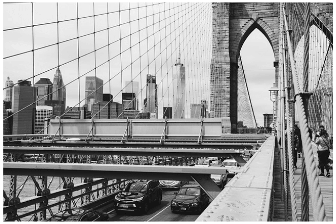 foto del puente de Nueva York