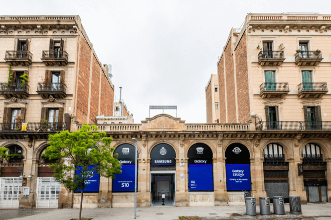 Metronom de Barcelona se convertirá desde hoy y hasta el próximo 19 de mayo en un espacio inspiracional con los últimos dispositivos de Samsung