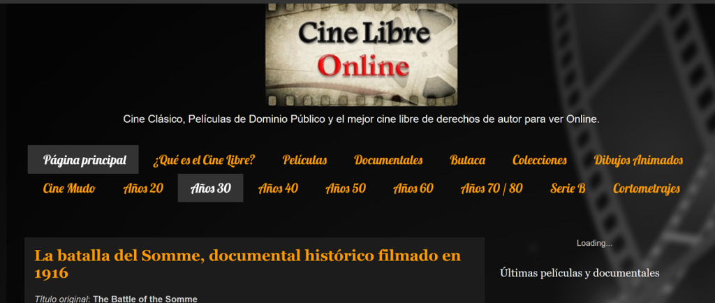 En Cine Libre Online las peliculas son libres de derechos